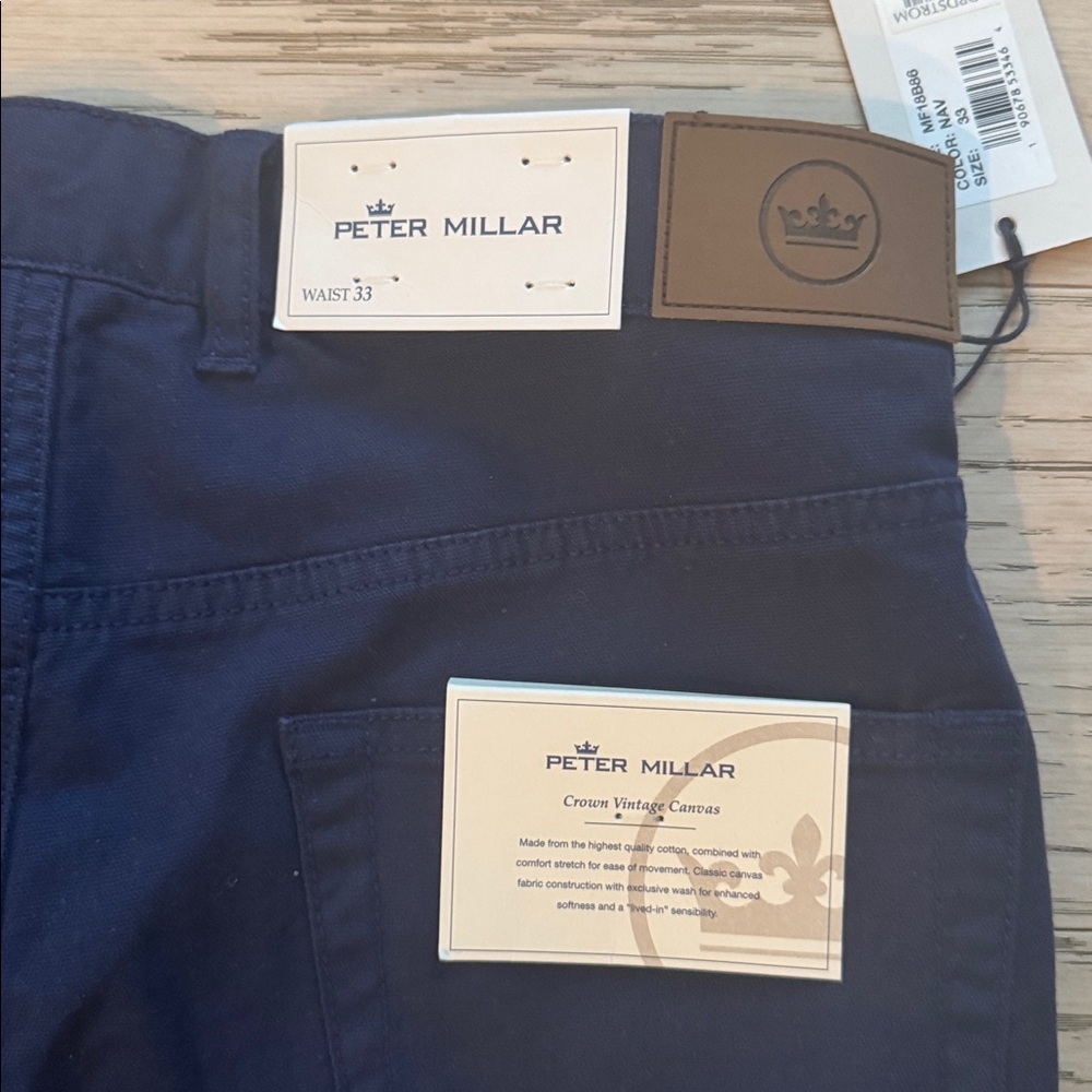 Peter Millar Deep Blue Trousers